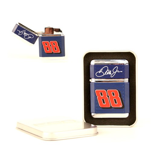 Blowout - Dale Earnhardt Jr. Merchandise - #88 Junior- NASCAR Lighter - Refillable with Metal Tin - 12 Lighter For $30.00