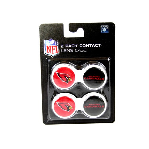 Arizona Cardinals - 2Pack Set Contact Lens Cases - 12 Sets For $18.00