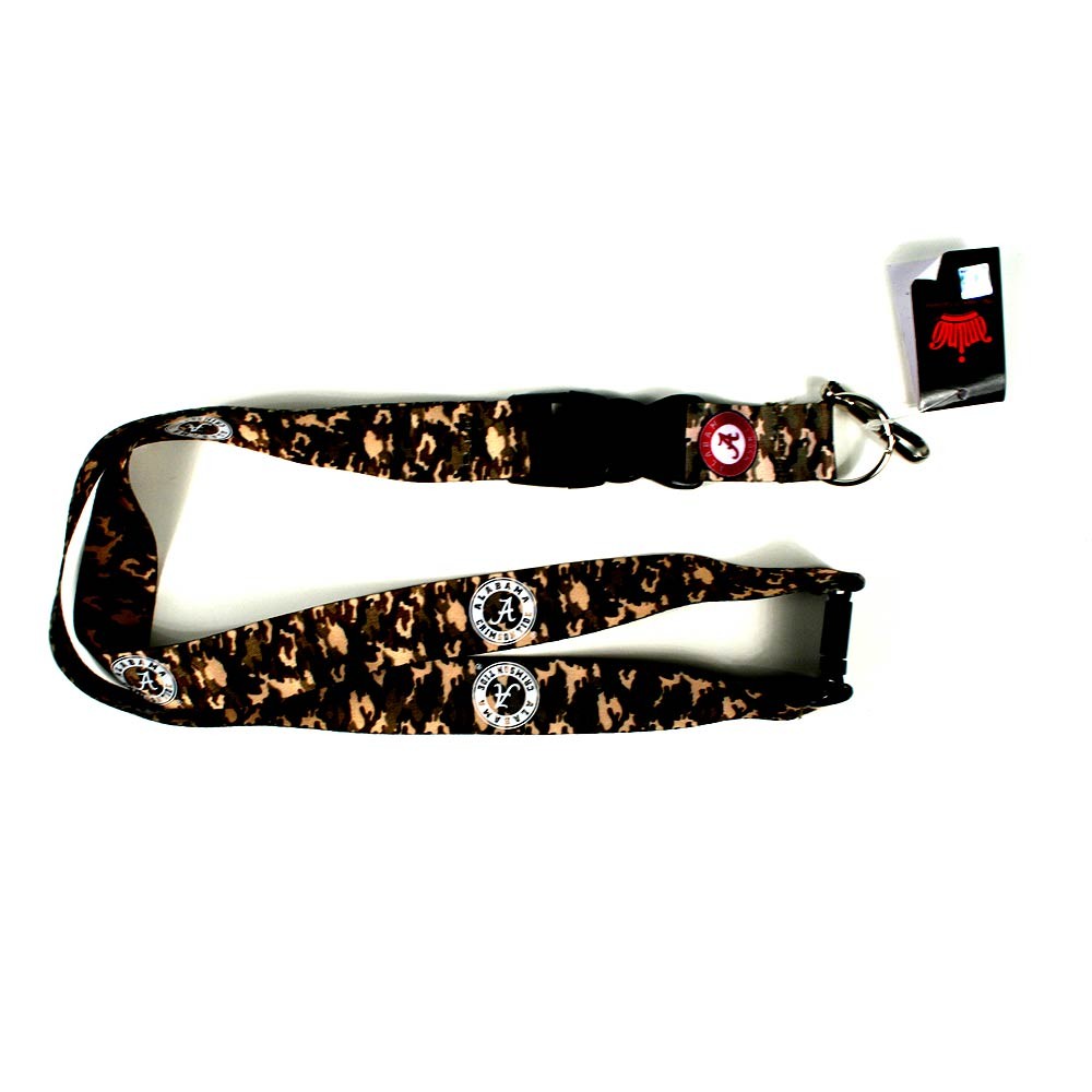 Alabama Lanyards - Army Camo Style - Premium 2Sided - 12 For $30.00
