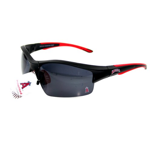 Los Angeles Angels Sunglasses - Polarized Cali#03 Blade Style - 12 Pair For $48.00