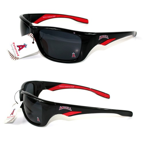 Los Angeles Angels Sunglasses - MLB04 Sport Style - Polarized - 12 Pair For $48.00