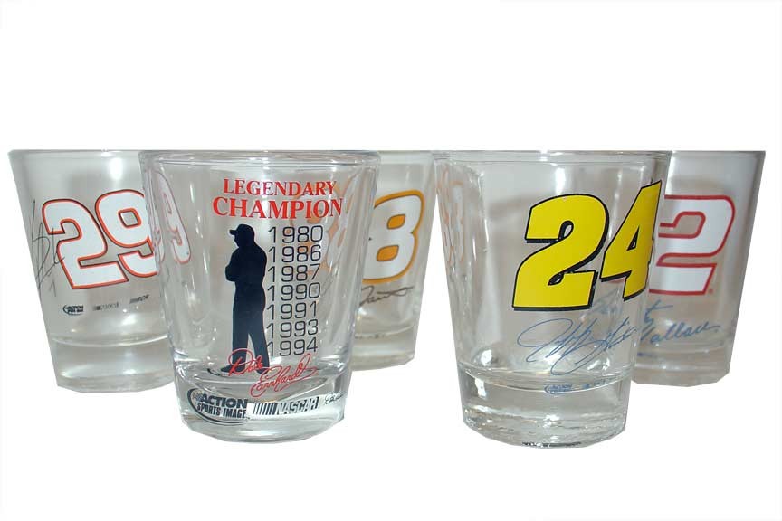 BLOWOUT - 50 Assorted - NASCAR Shotglasses - 50 For $25.00