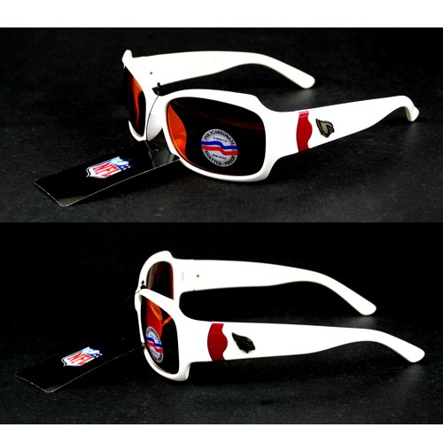 Arizona Cardinals Sunglasses - White Bombshell Style - Bombshell - 12 Pair For $60.00