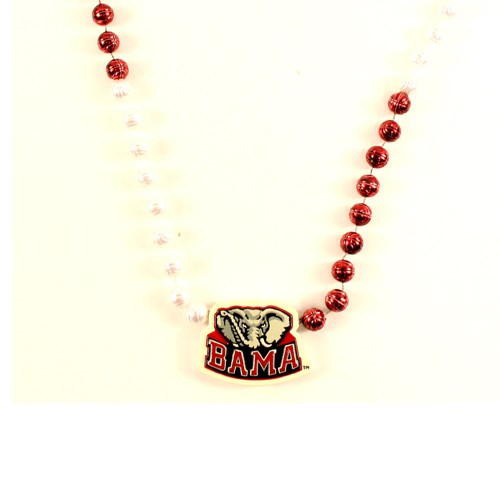 Crimson Tide Beads - Alabama InlineBK Style Beads - 12 For $30.00
