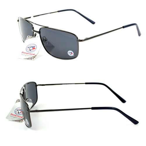 Toronto Blue Jays Sunglasses - GunMetal Style - 12 Pair For $48.00