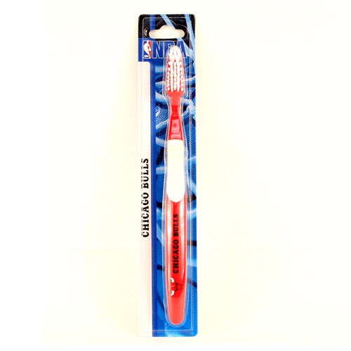 Chicago Bulls Toothbrush - Wholesale NBA Gear - 12 Toothbrushes For $30.00