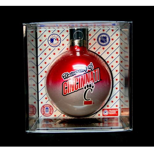 Cincinnati Bearcats Merchandise - Faded Ball Ornament Style - 12 For $24.00