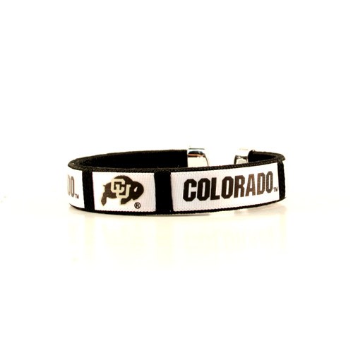 Blowout - Colorado Buffalos Bracelets - Ribbon Style - (Pattern May Be Different Then Pictured) - 12 For $18.00