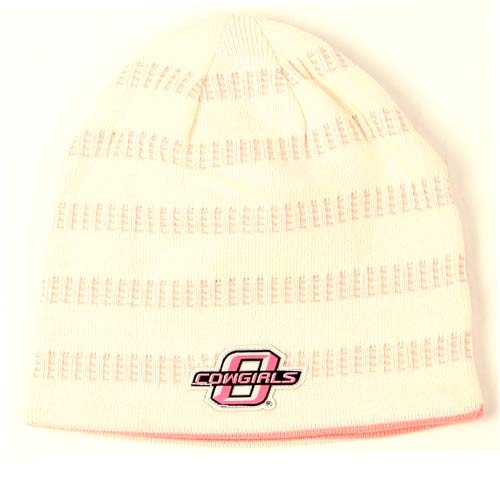 OSU Cowboys - Pink/White Striped Beanies - Oklahoma State University - $5.00 Each