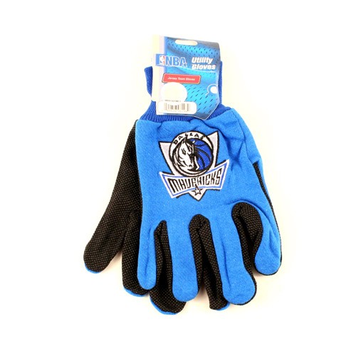 Dallas Mavericks Gloves - Blue.Black 2Tone Grip Gloves - $3.50 Per Pair