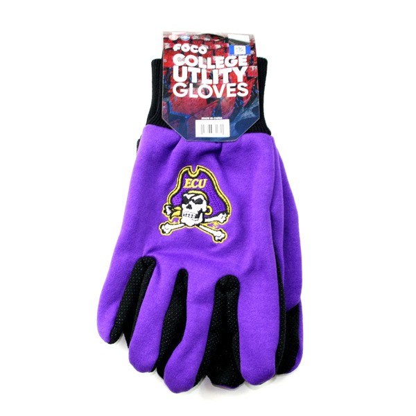 ECU Pirates Gloves - Grip Style - 12 Pair For $36.00