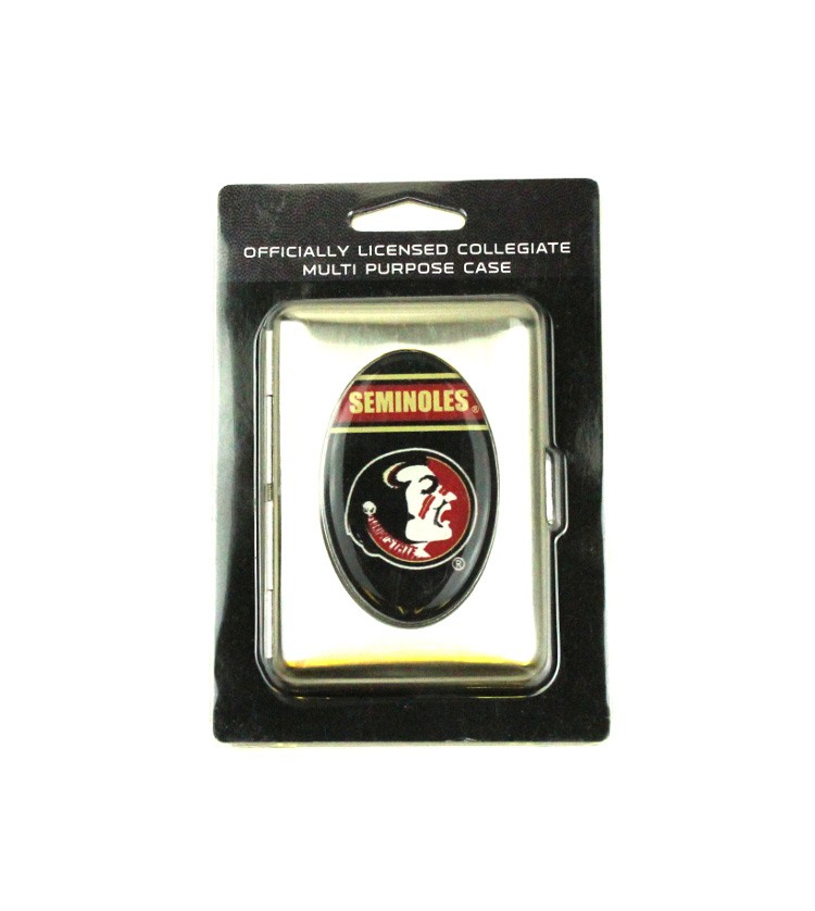 Florida State Seminoles - Stainless Steel Multi Case / Wallet - 12 For $24.00
