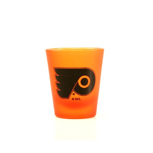 Overstock - Philadelphia Flyers Shot Glasses - Orange Frosted Style - 12 For $30.00