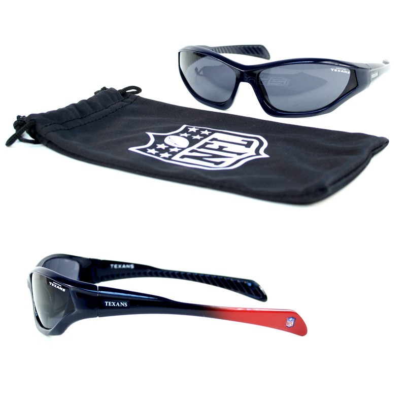 Houston Texans Sunglasses - YOUTH - Quake Style - 12 Pair For $30.00