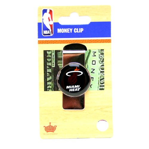 Miami Heat Money Clips - The DOME Style - 12 For $24.00