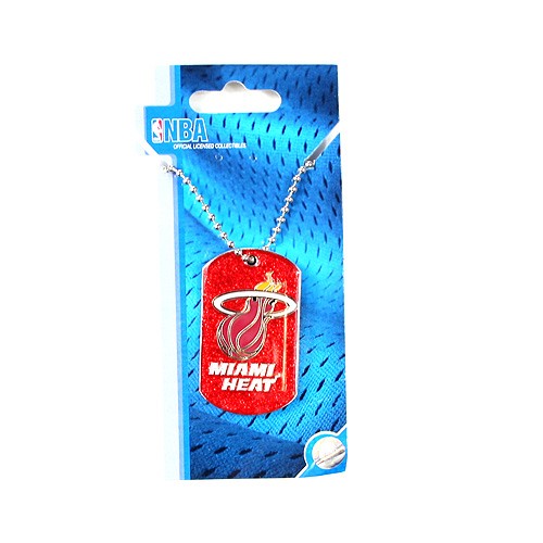 Miami Heat Necklaces - Glitter Pendant Series - 12 For $30.00
