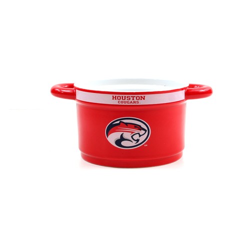 Houston Cougars Bowls - 23oz Ceramic Game Time Style Bowls - 2 For $8.00