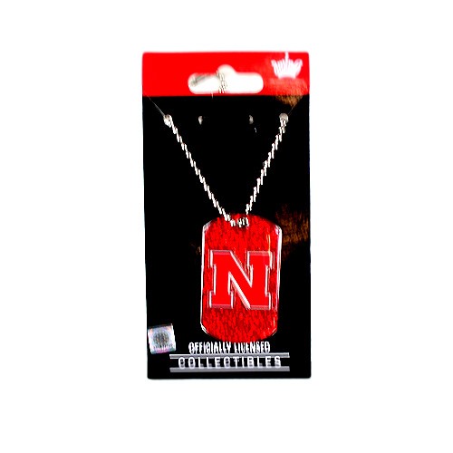 Nebraska Huskers Necklaces - Glitter Series Pendants - 12 For $30.00