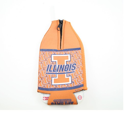 University Of Illinois Huggies - Orange Zippered Neoprene Style - 12 For $12.00