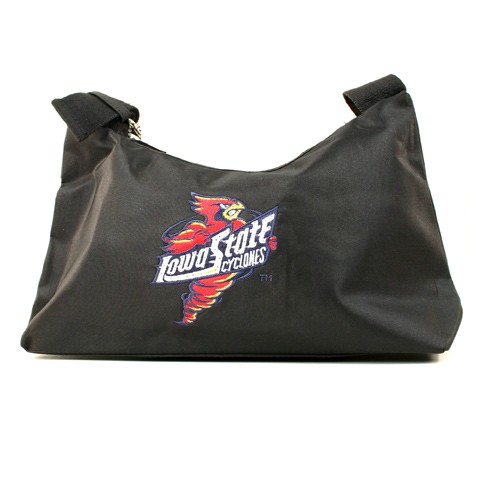 Style Change - Iowa State Purses - Black ProFiber Hobo Bags - 2 For $15.00