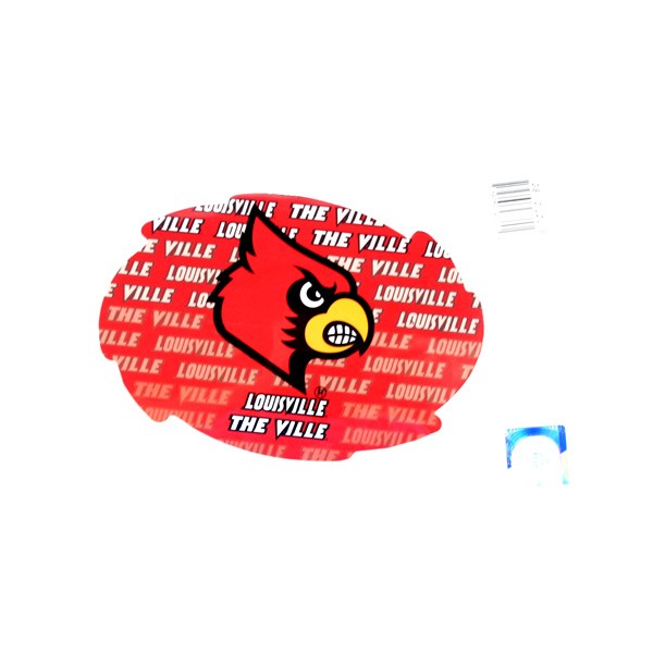 Louisville Cardinals Magnets - 5" Swirl Wordmark Style - 12 For $18.00