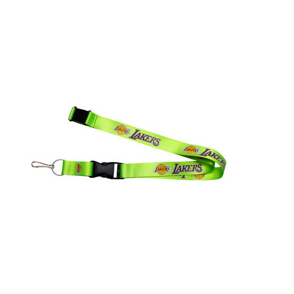 Los Angeles Lakers Lanyards - Premium 2-Sided FULL Neon - 12 For $30.00