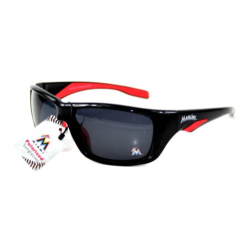 Miami Marlins Sunglasses - Cali#04 - Sport Style - 12 Pair For $48.00