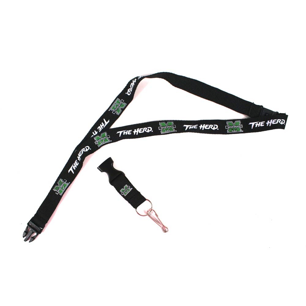 University Of Marshall - Lanyards - (Pattern May Be Different Than Pictured) - With Neck Release - 12 For $27.00