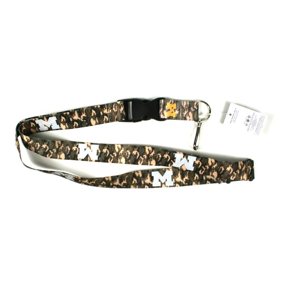 Michigan Wolverines Lanyards - Army Camo Style - Premium 2Sided - 12 For $30.00
