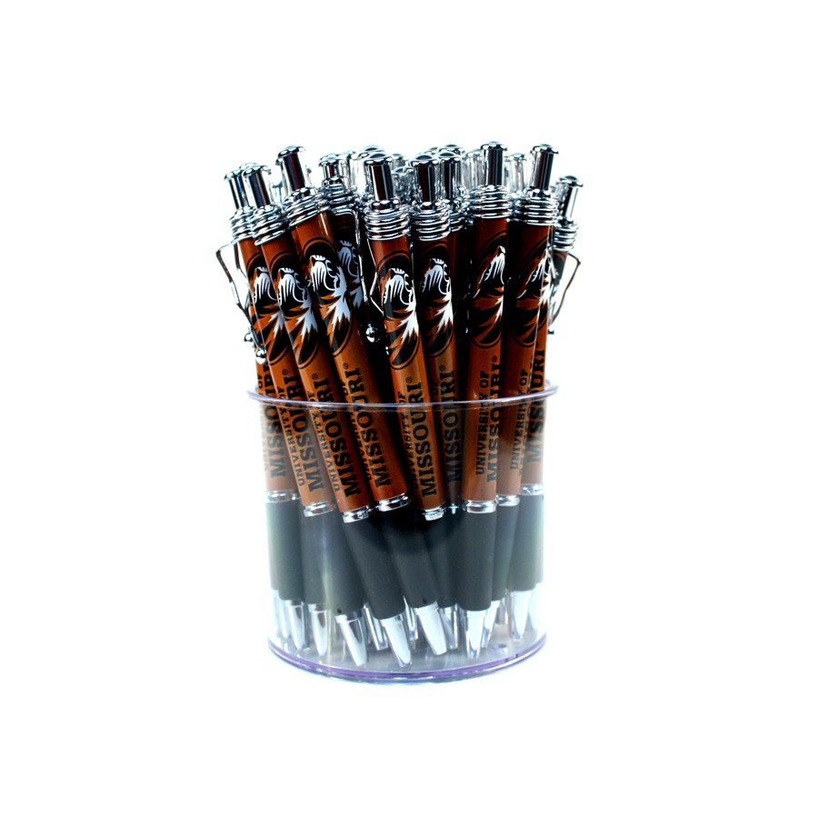 Missouri Tigers Pens - 48 Count Jazz Pen Display - $36.00 Per Display