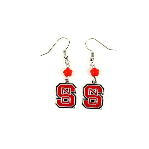 NC State Wolfpack Earrings - The SOPHIE Style Dangle - $3.50 Per Pair