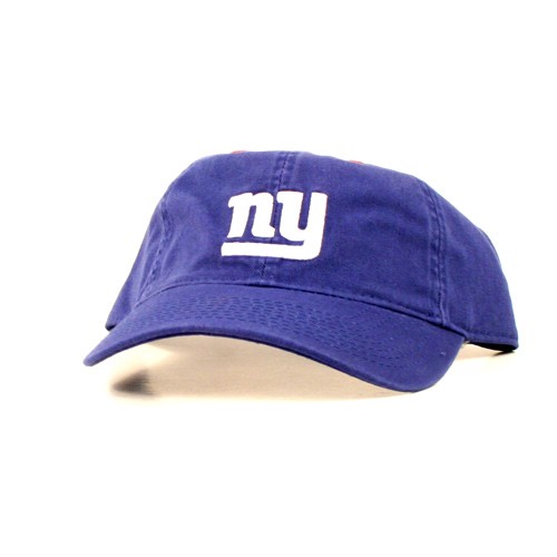 New York Giants Caps - Blue NY Logo Slouch Caps - $6.50 Each