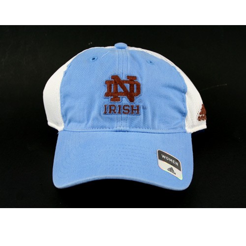 Notre Dame Caps - Blue Cap With White Siding - Womens Style - 2 Caps For $10.00