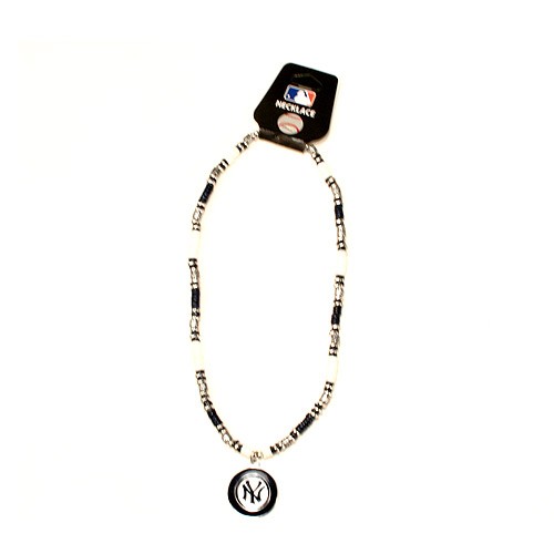 New York Yankees Necklaces - 18" Natural Shell With Pendant - $7.50 Each
