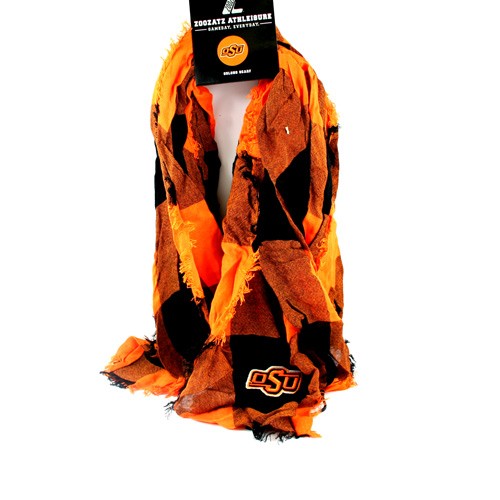 Oklahoma State Cowboys - Buffalo Check Style Infinity Scarves - 2 For $15.00