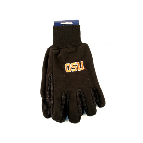 Overstock - Oregon State Gloves - Black - Text OSU Style Logo - 12 Pair For $30.00