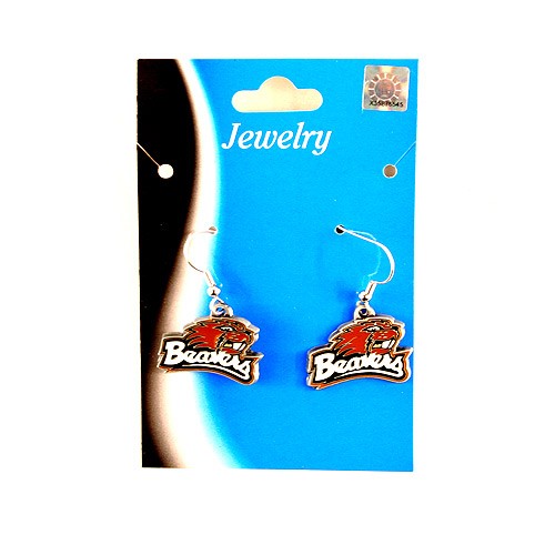 Oregon State Earrings - Logo With TEXT Style - Dangle Earrings - $2.75 Per Pair
