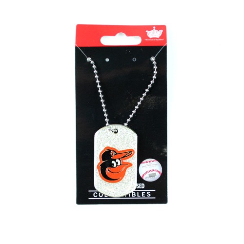 Baltimore Orioles Necklaces - Glitter Pendant Series - 12 For $30.00