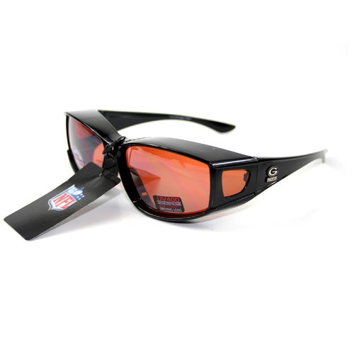 Green Bay Packers Sunglasses - Large OTGMaxx Shields - 12 For $48.00