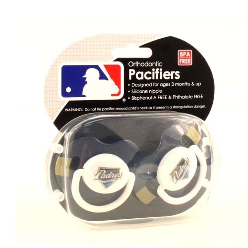 San Diego Padres Baby Merchandise - 2Pack Pacifiers - $3.75 Per Pack