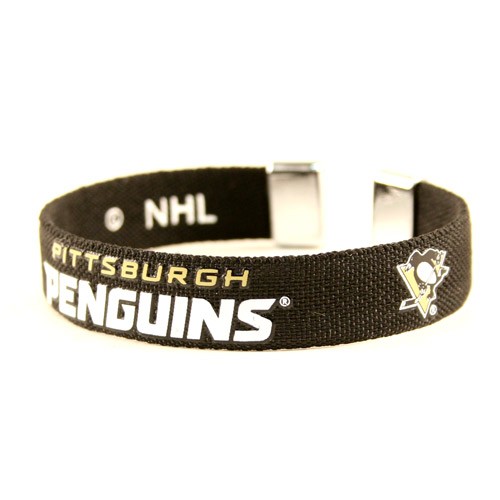 Special Buy - Pittsburgh Penguins Bracelets - Ribbon Style - 12 For $27.00