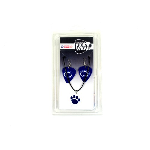 Penn State - 2Pack Guitar Pick Necklace And Earring Sets - 12 Sets For $30.00