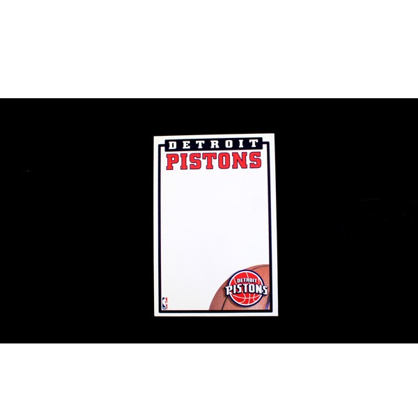 Detroit Pistons Notepads - 5"x8" - 40 Sheets Per Pad - 24 Pads For $12.00