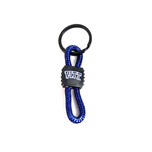 University Of Pittsburgh Panthers Keychains - ROPE Style Keychains - 24 For $24.00