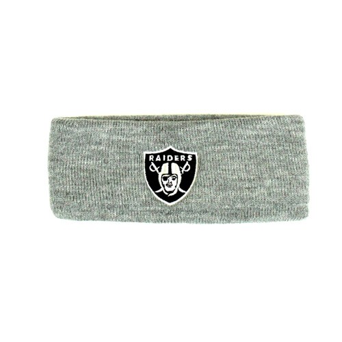 Raiders - Gray Winter Knit Headbands - 12 For $48.00