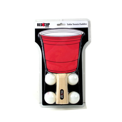 Wholesale - Red Cup Living  - Table Tennis Paddles With 4 Pong Balls / 2Paddles - 2 Player Set - 12 Sets For $30.00