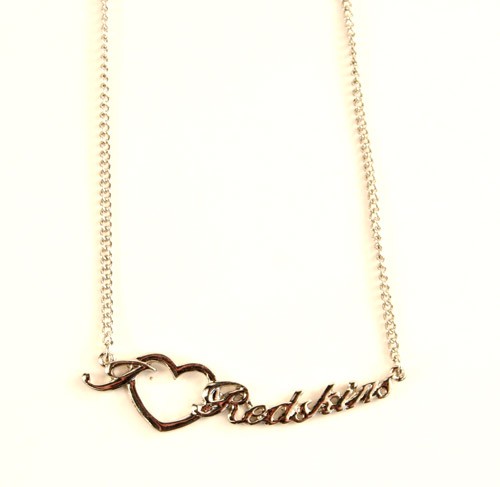 Washington Redskins Necklace - Heart Style - $4.00 Each