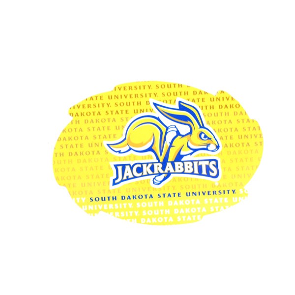 South Dakota State University - Jack Rabbits - 5" Swirl Wordmark Style - 12 For $18.00