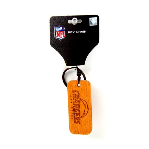 Blowout - SAN DIEGO Chargers - Wood Engraved Keychains - 24 For $6.00