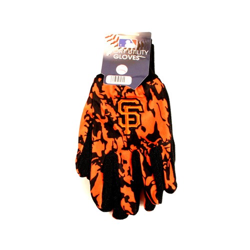 San Francisco Giants Gloves - TEAM CAMO Style - 12 Pair For $36.00